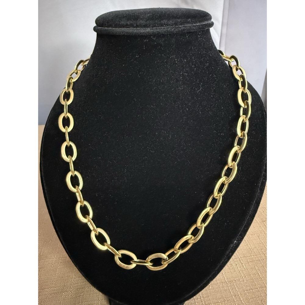 Vintage Nolan Miller Glamour Collection Necklace Crystal-Encrusted Toggle Clasp